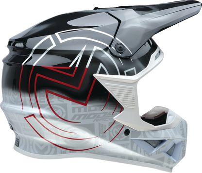 MOOSE OFFROAD F.I. 2.0 Helmet - Deceit - MIPS? - Black/White/Red - Medium 0110-7991