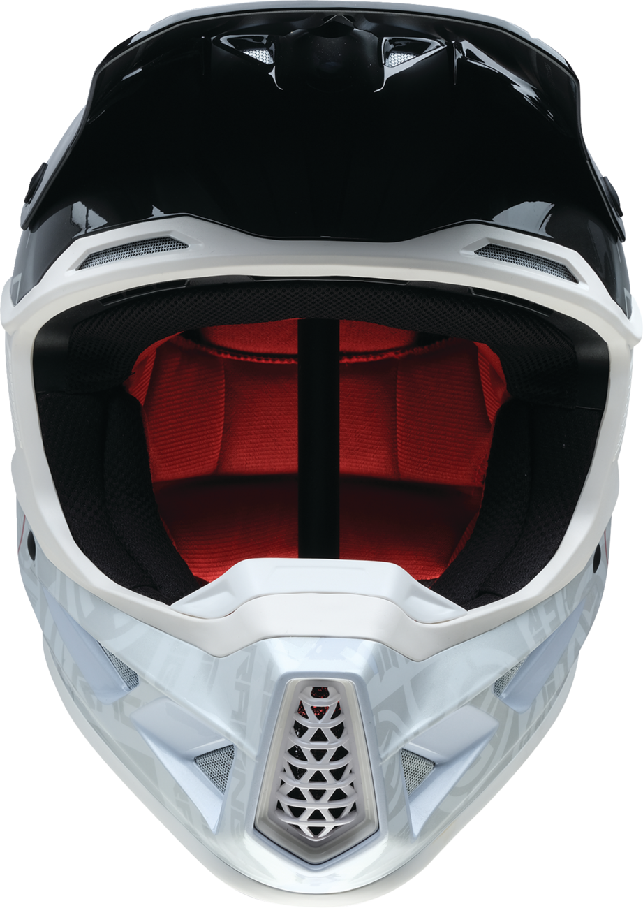 MOOSE OFFROAD F.I. 2.0 Helmet - Deceit - MIPS? - Black/White/Red - Large 0110-7992