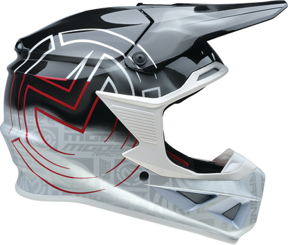MOOSE OFFROAD F.I. 2.0 Helmet - Deceit - MIPS? - Black/White/Red - Medium 0110-7991