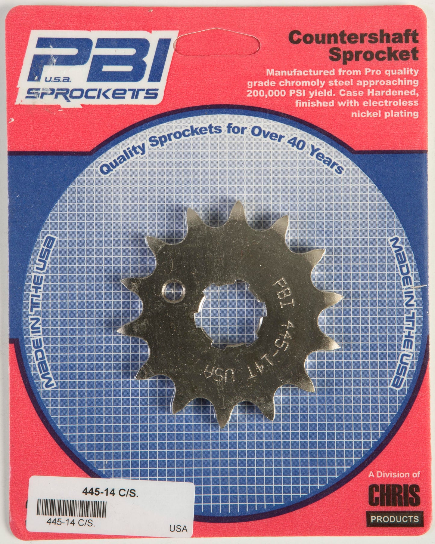 Front Cs Sprocket Steel 14t 520 Kaw/Yam