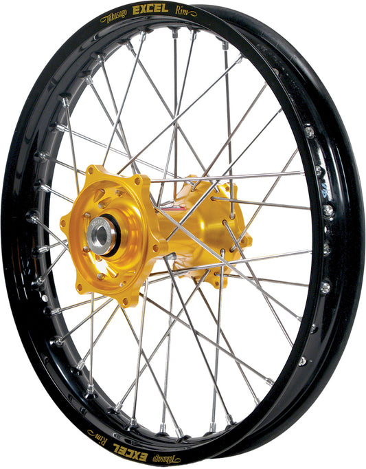 Front Wheel 1.60 X 21 Gold Hub Black Rim