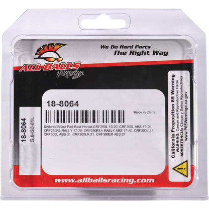 Brake Pad Kit Sintered