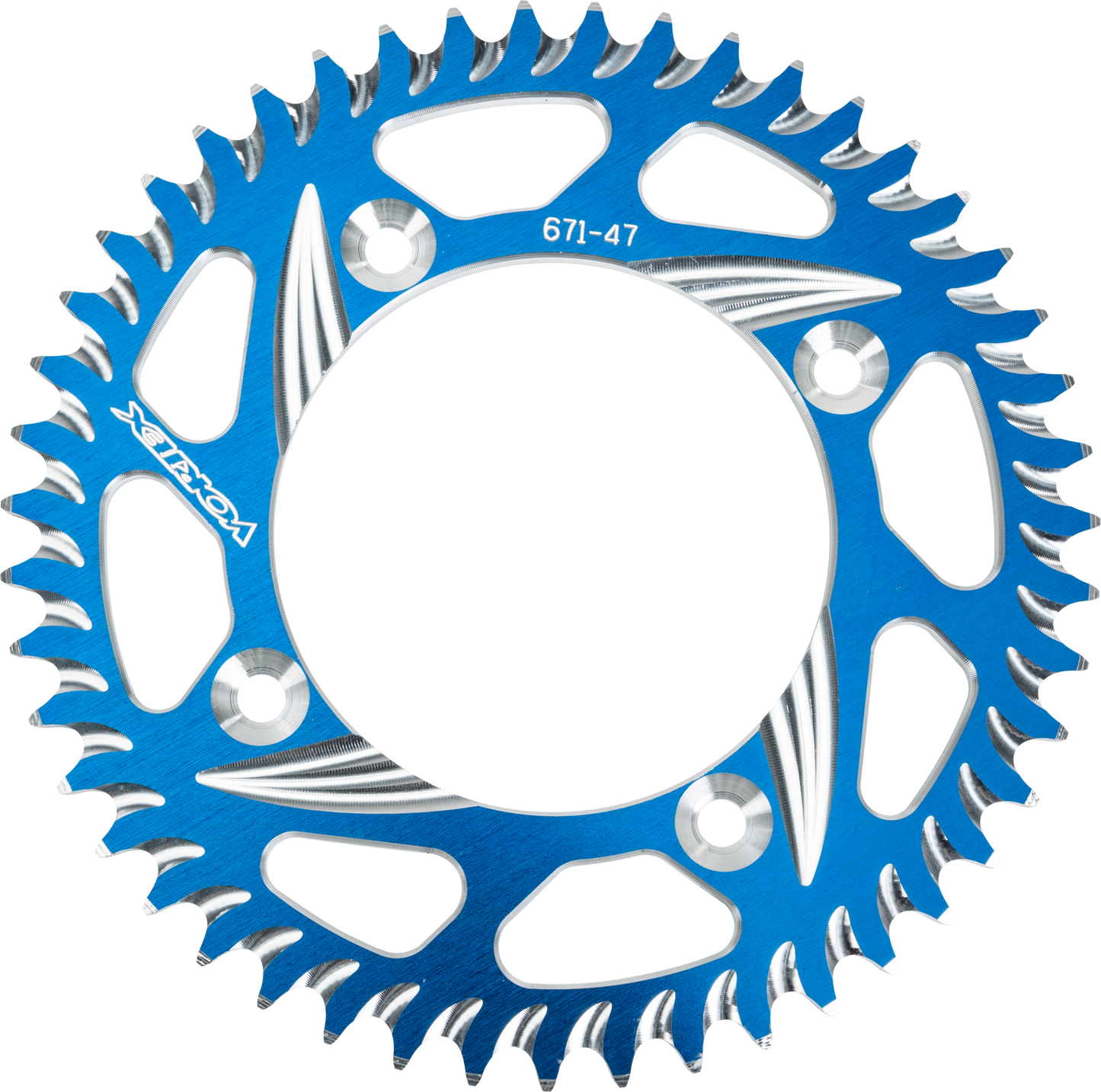 Rear Sprocket Aluminum 47t 420 Blu Yam