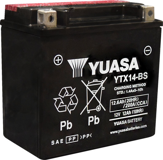 YUASA Battery - YTX14BS YUAM3RH4SIND