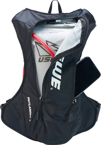 USWE Outlander Hydration Pack - 4L - Black 2041001