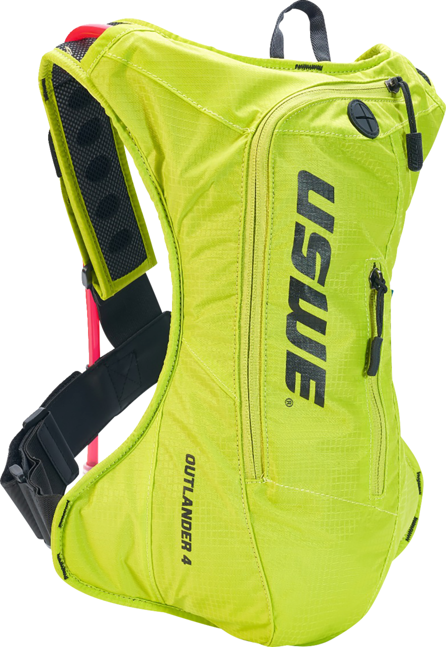 Yellow Outlander USWE Outlander Hydration Pack - 4L - Yellow 2041002