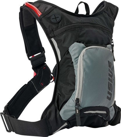 USWE Moto Hydration Pack - 3L - Carbon Black/Gray 203059001