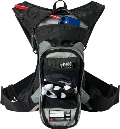 USWE Moto Hydration Pack - 3L - Carbon Black/Gray 203059001