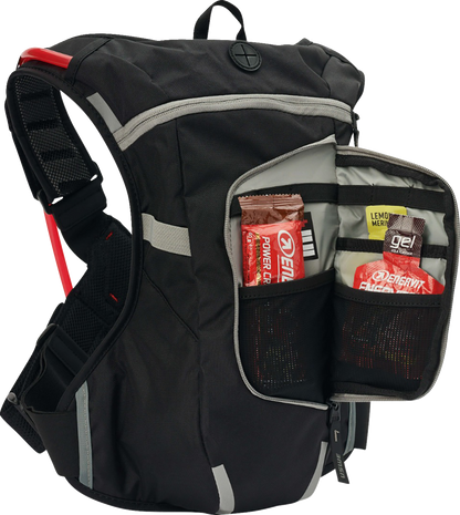 USWE Moto Hydration Pack - 4L - Black/Gray 2043401