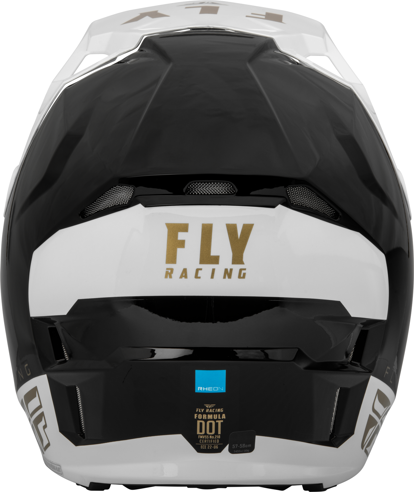 Formula Cp Slant Helmet Black/White/Gold Md