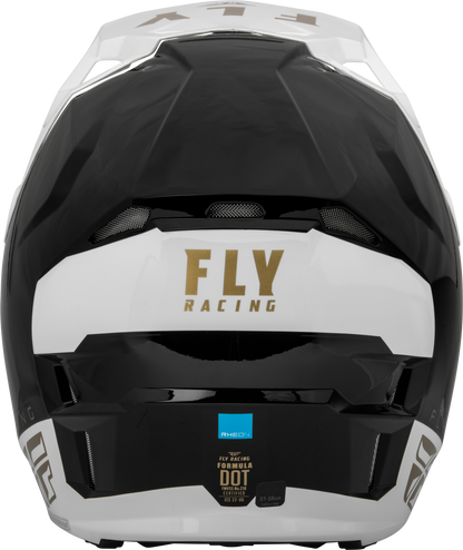 Youth Formula Cp Slant Helmet Black/White/Gold Yl