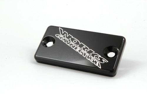 Billet Front Brake Cover Blk Yam