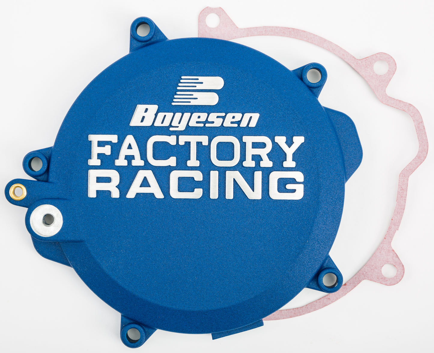 Factory Racing Clutch Cover Husky Blue