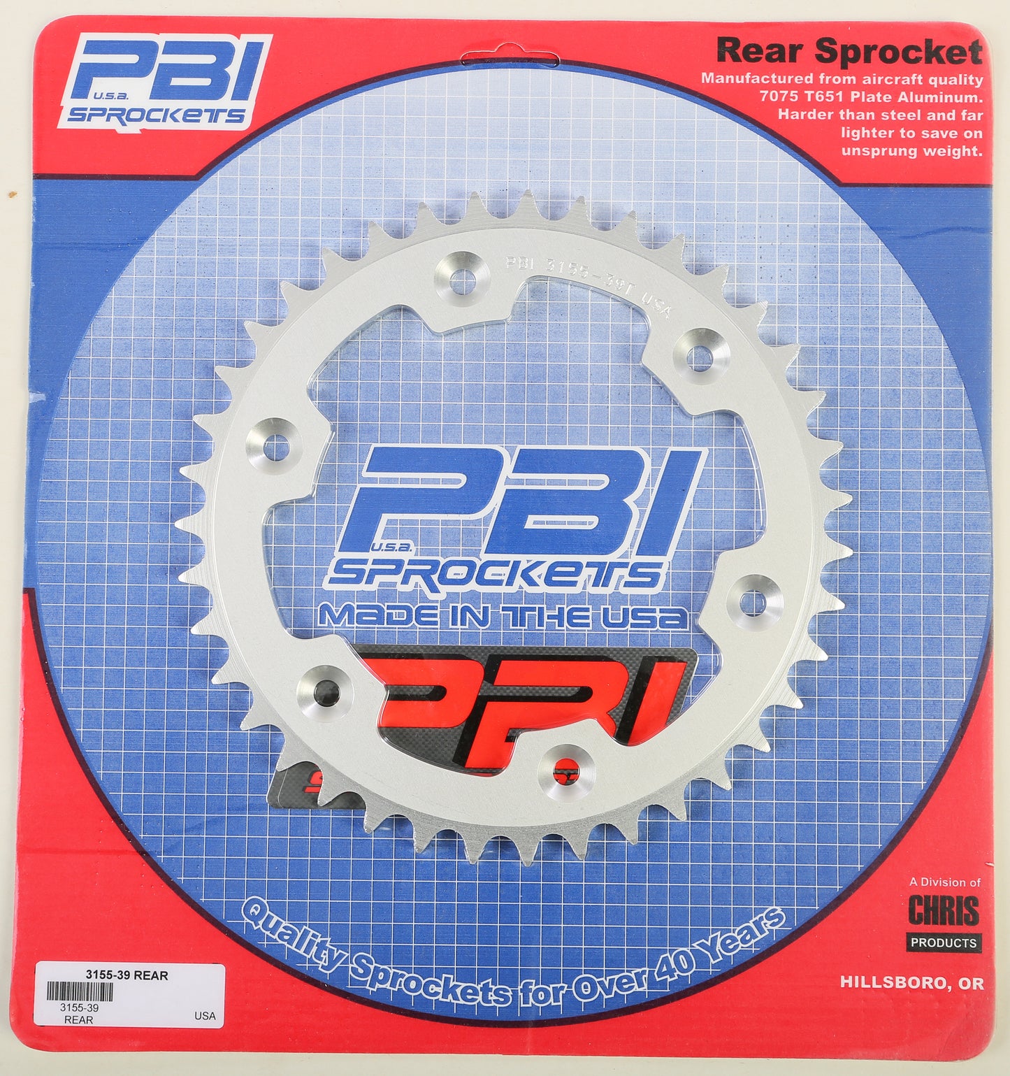 Rear Sprocket Aluminum 39t 520 Beta/Hon