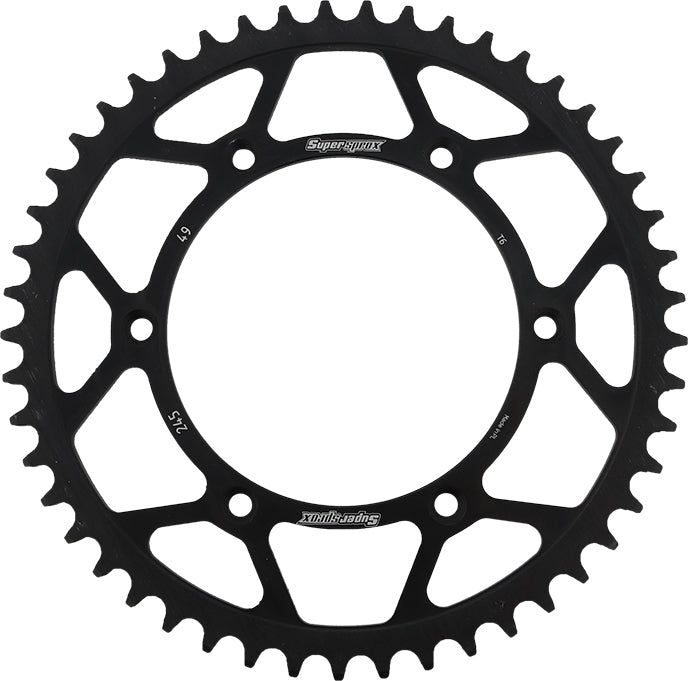 Rear Sprocket Steel 49t 520 Blk Yam