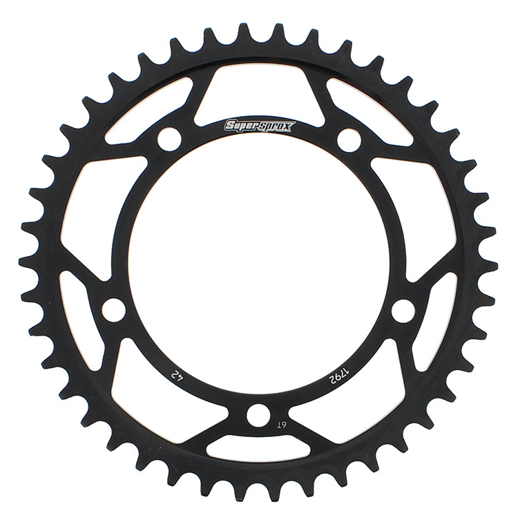 Rear Sprocket Steel 42t 525 Blk Suz/Tri