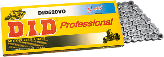 DID 520VO - Pro V Series Drive Chain - 120 Links M520VOX120FB