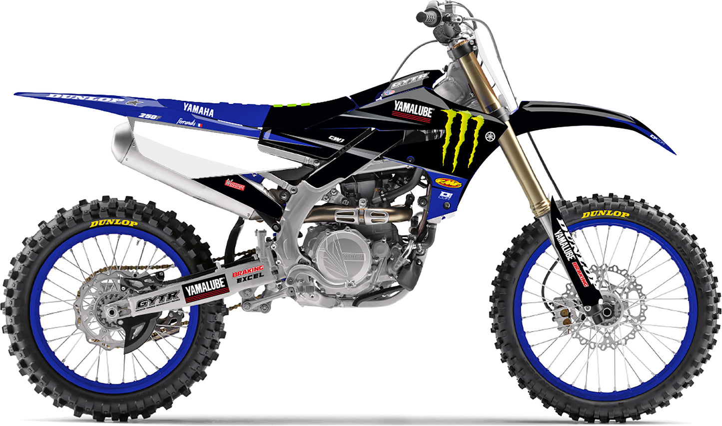 Complete Kit 19 Star Yam Yzf 450 White Bg