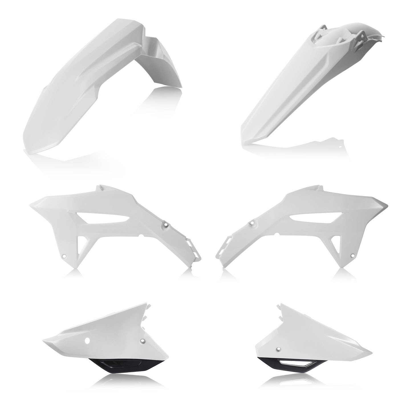 Plastic Kit Hon White/Black