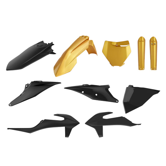 Full Plastic Kit Ktm Gold/Black