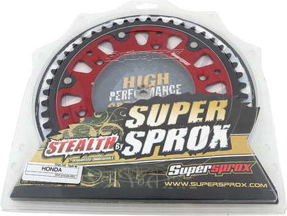 Rear Stealth Sprocket Alu/Stl 48t 520 Red Hon