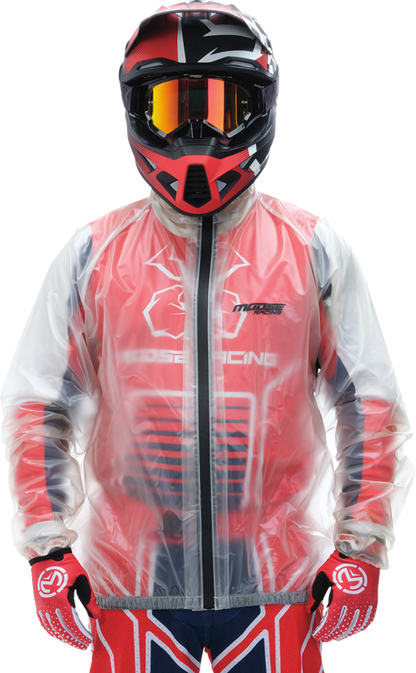 MOOSE OFFROAD Rain Jacket - Clear - XS 2854-0401