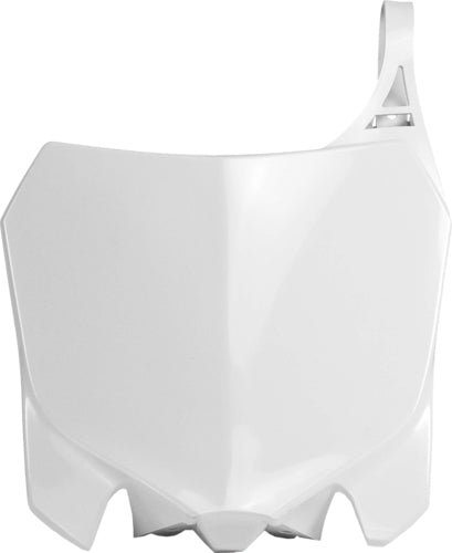 Front Number Plate White