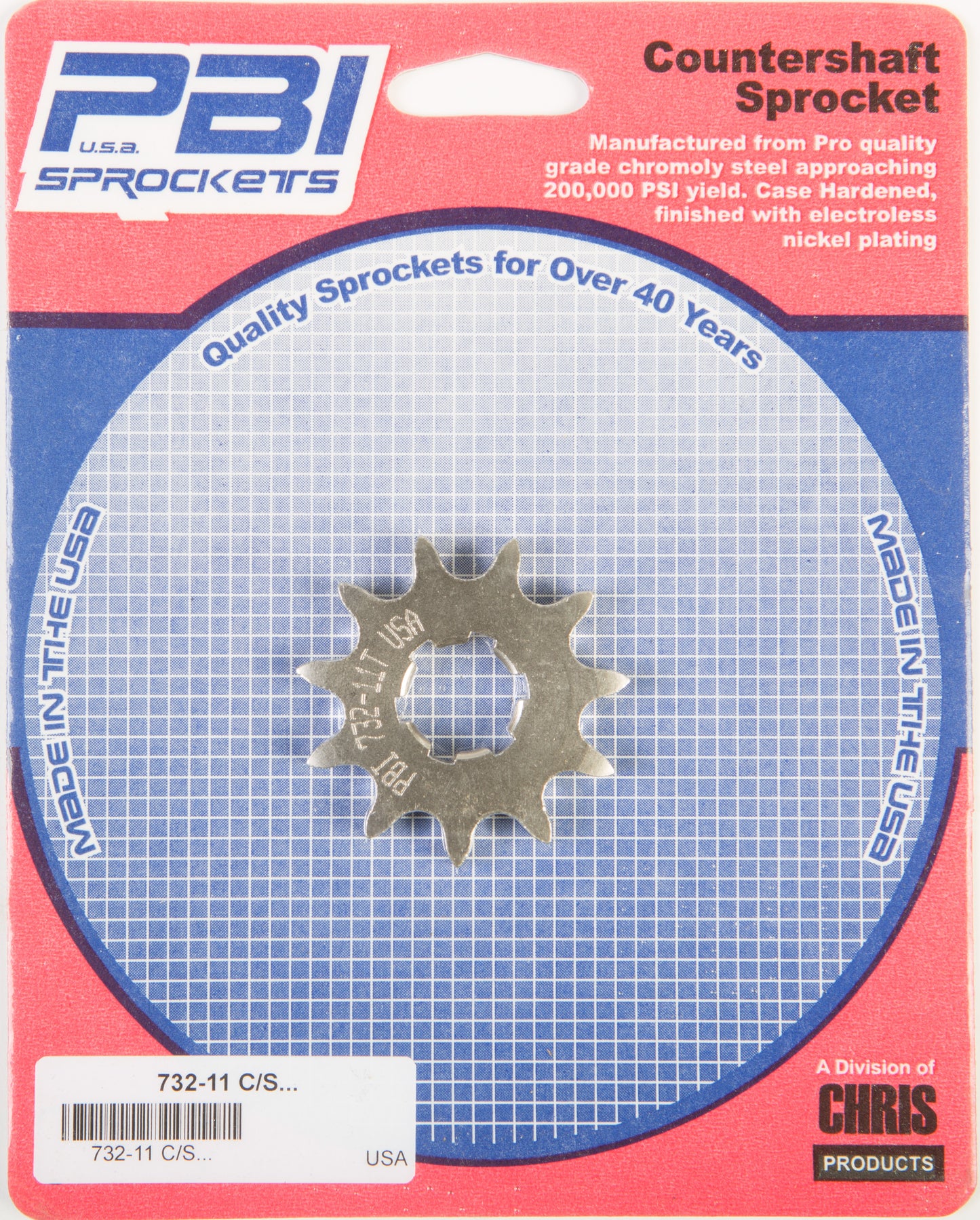 Front Cs Sprocket Steel 11t 428 Kaw/Suz/Yam