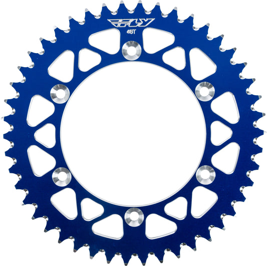 Rear Sprocket Aluminum 46t 520 Blu Hon/Yam