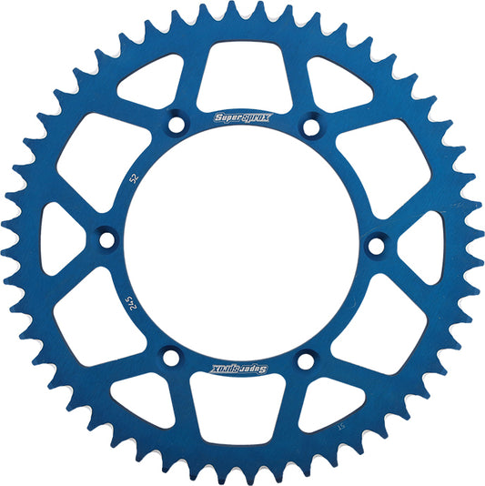 Rear Sprocket Aluminum 52t 520 Blu Yam