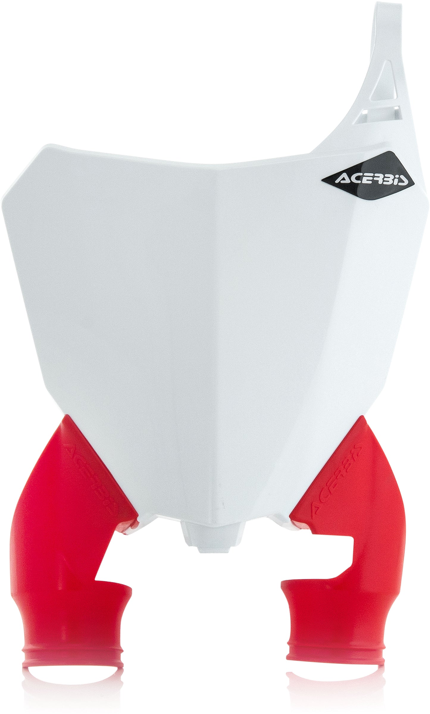 Front Number Plate Red/White