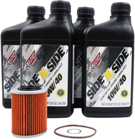 Side X Side Oil Change Kit 10w40 With Oil Filter Can Am