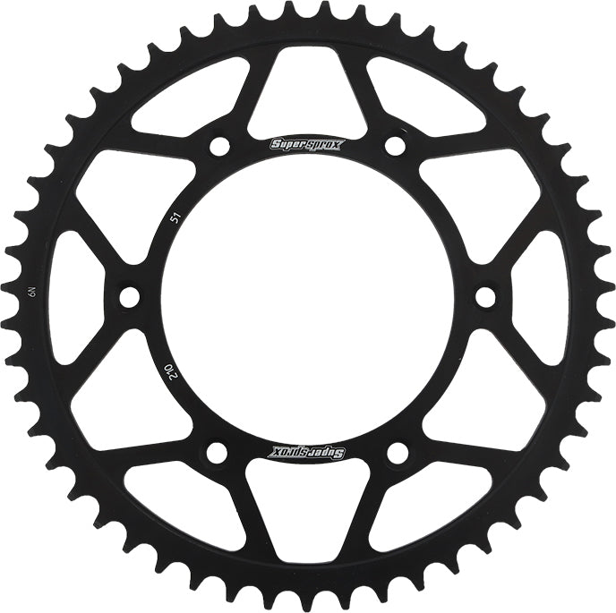 Rear Sprocket Steel 51t 520 Blk Hon