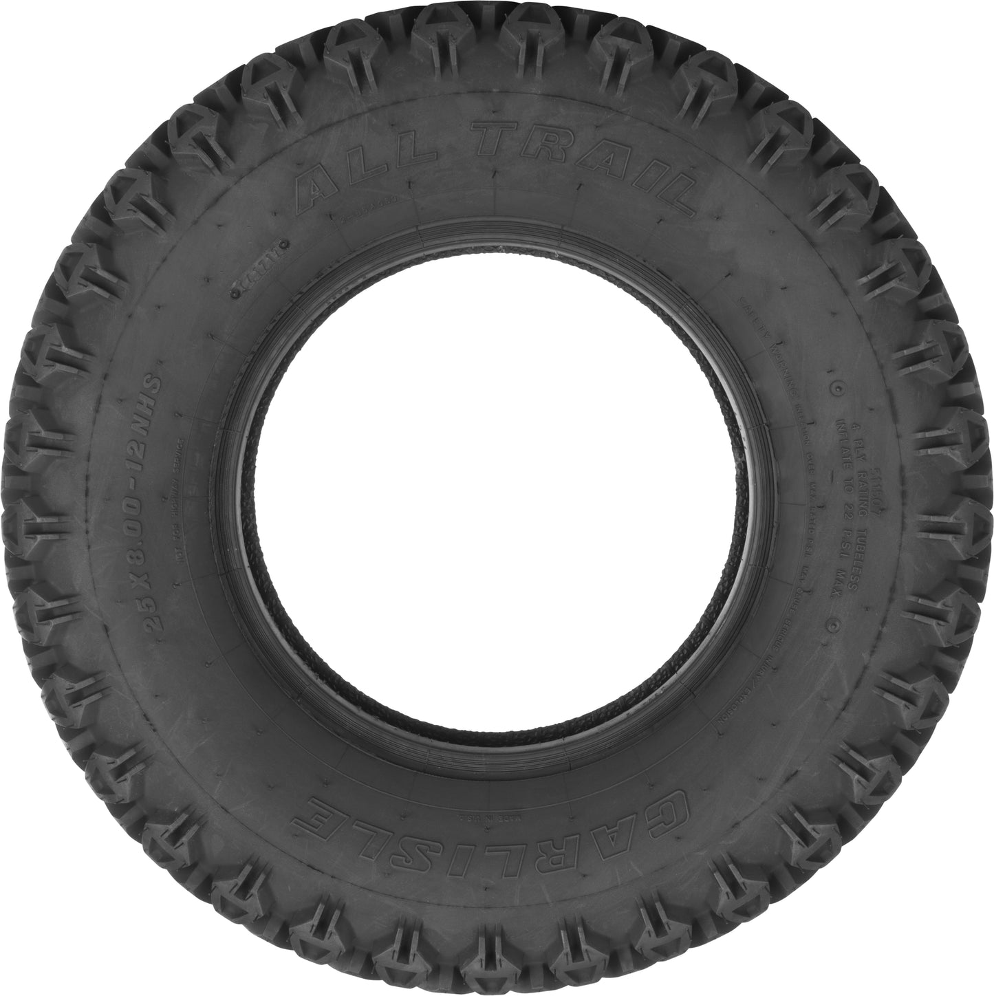 Tire All Trail 25x8 12 4pr Bias