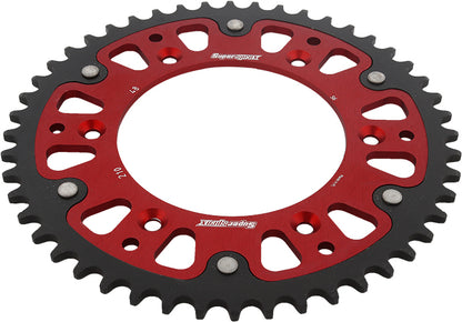 Rear Stealth Sprocket Alu/Stl 48t 520 Red Hon