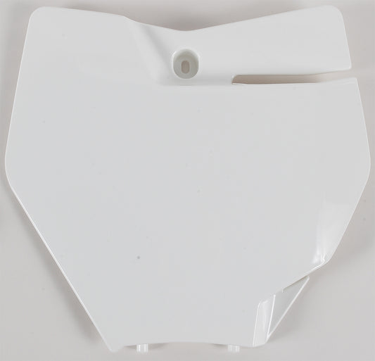 Front Number Plate White