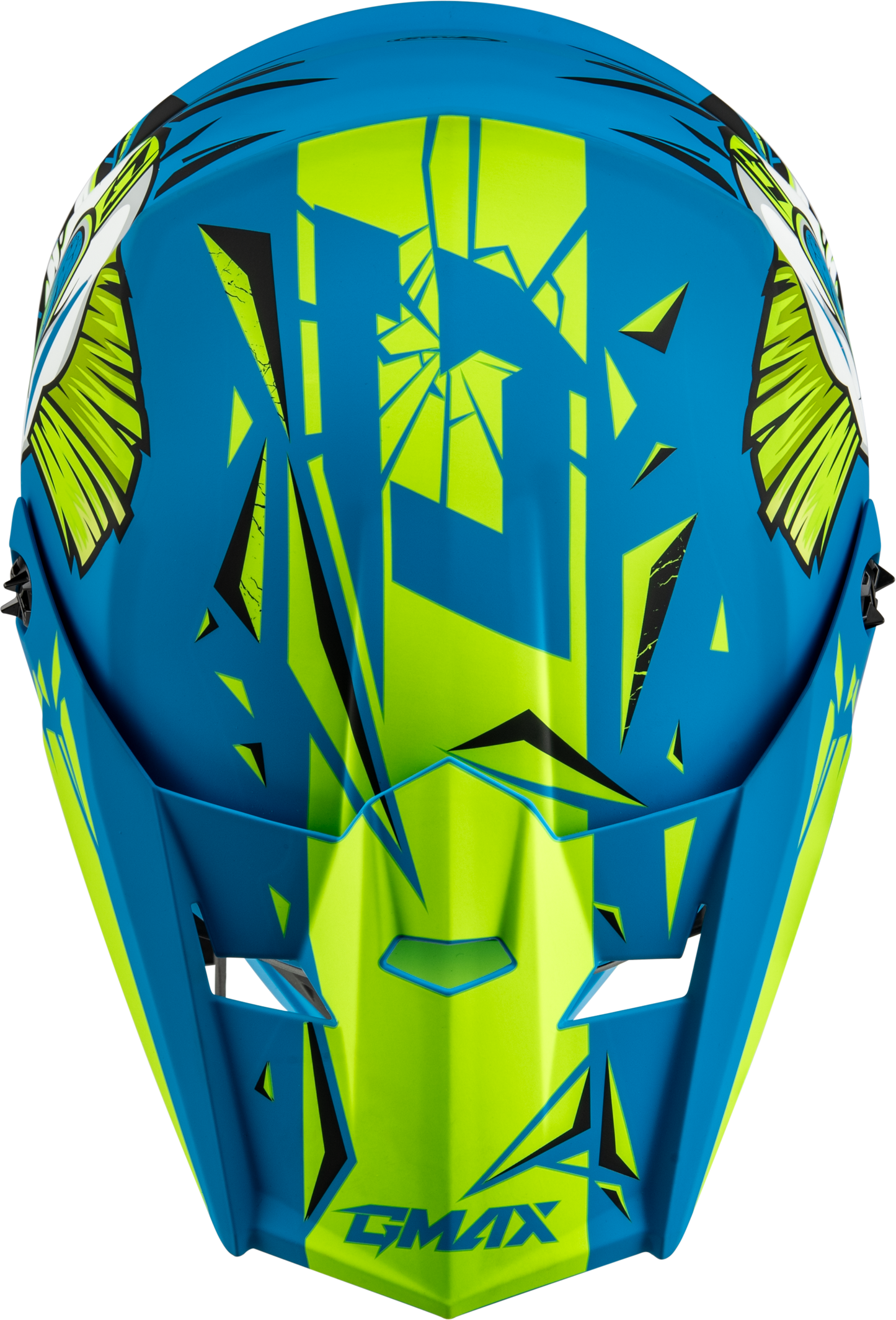 Youth Mx 46y Unstable Helmet Matte Blue/Green Ym