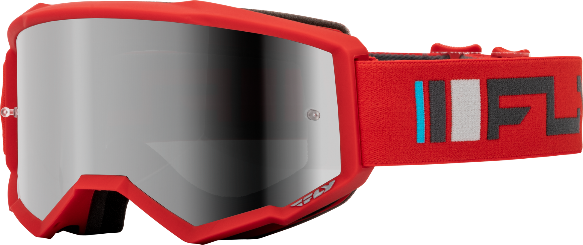 Zone Goggle Red/Charcoal W/ Silver Mirror/Smoke Lens