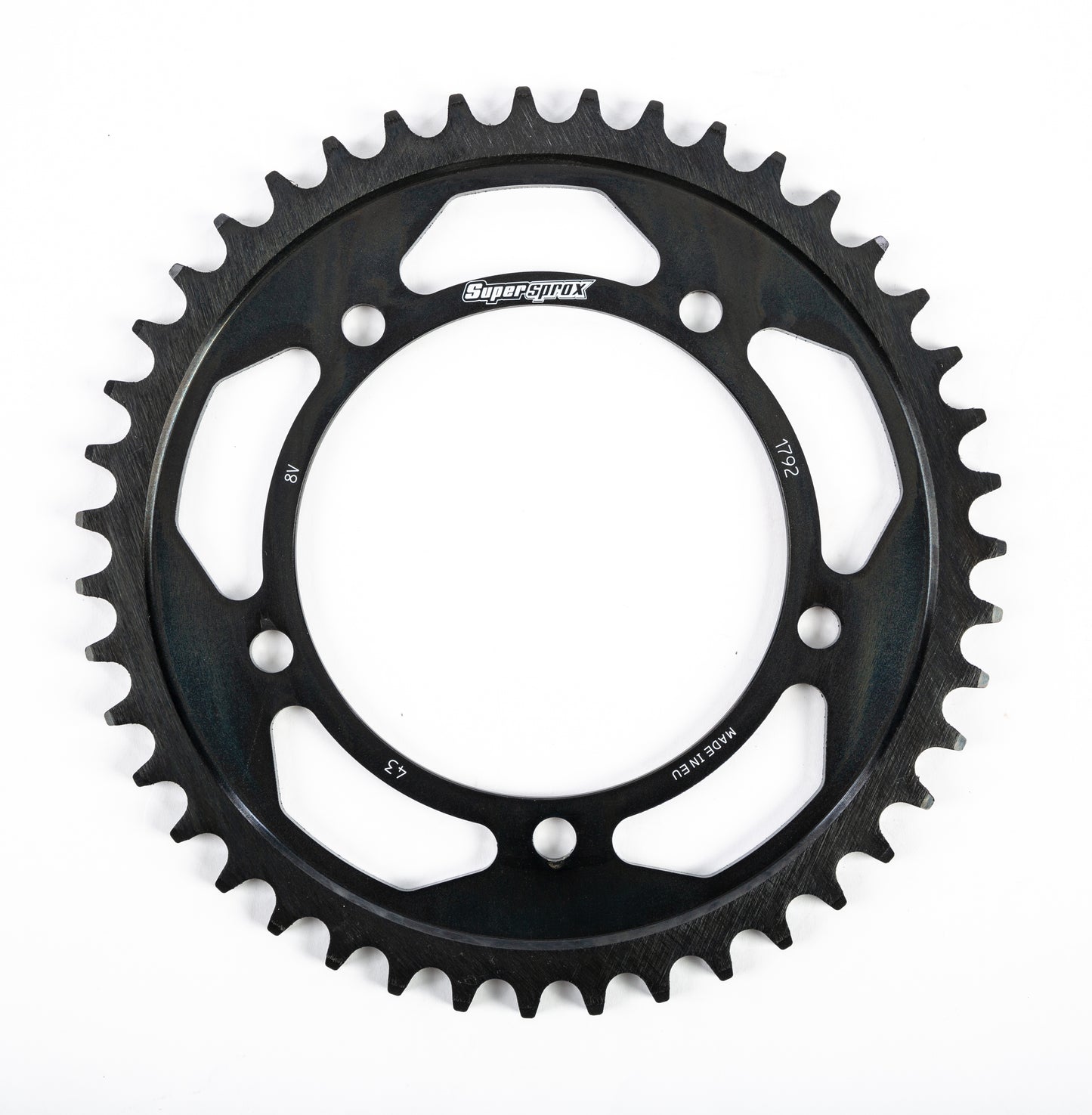 Rear Edge Sprocket Steel 43t 525 Blk Hay/Suz/Tri