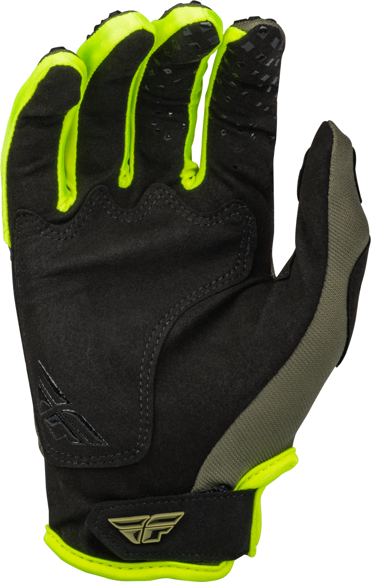 Kinetic Gloves Olive Green/Hi Vis 3x