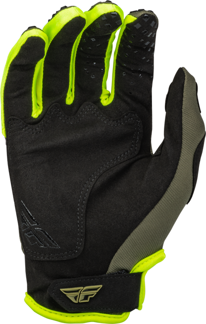 Kinetic Gloves Olive Green/Hi Vis 3x