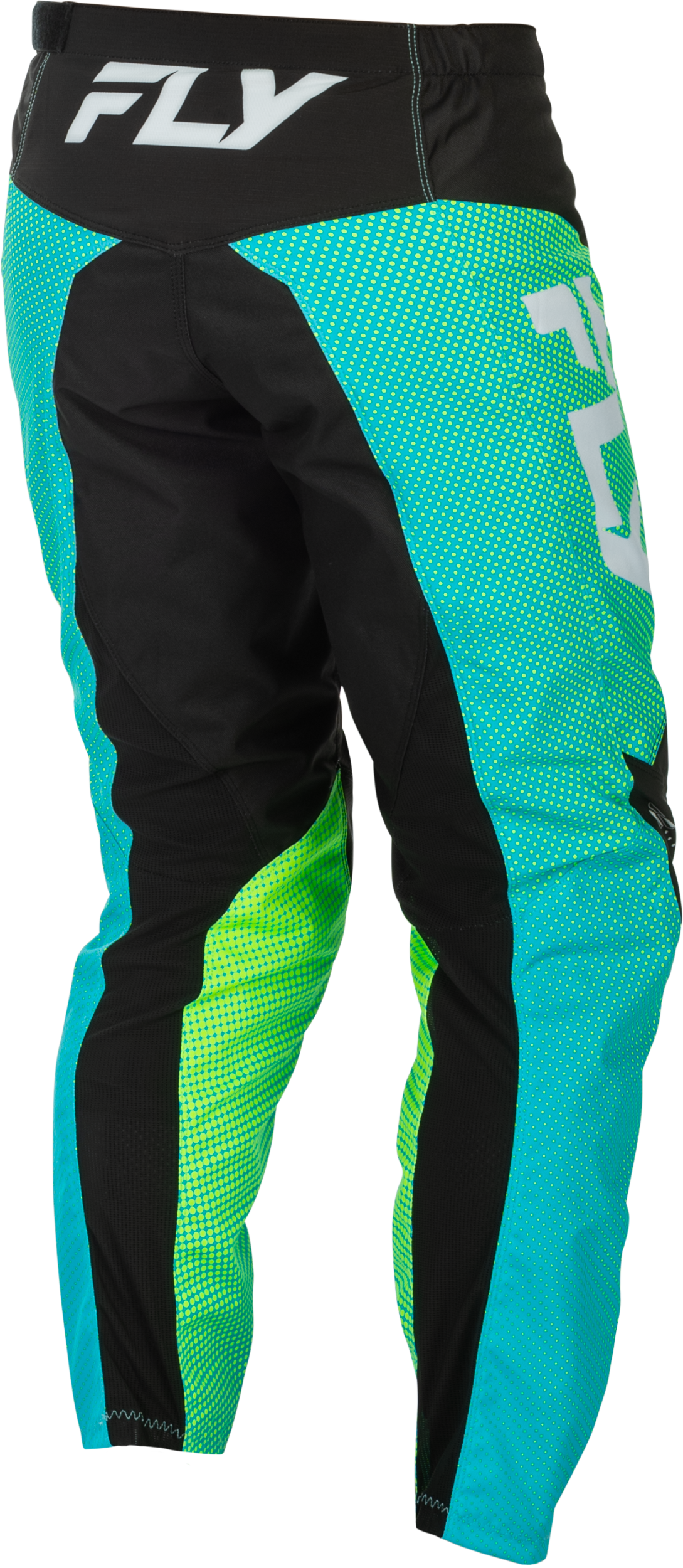 F 16 Pants Aqua/Black/White Sz 28