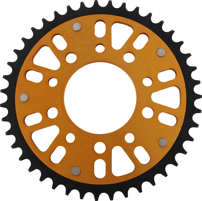 Rear Stealth Sprocket Alu/Stl 43t 530 Gld Hon/Tri