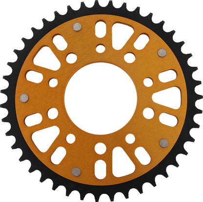 Rear Stealth Sprocket Alu/Stl 43t 530 Gld Hon/Tri