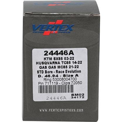 Piston Kit Cast Race Evolution 46.94/Std Ktm / Husq / Gas