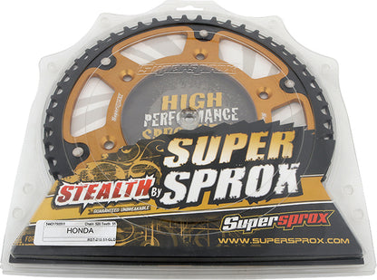 Rear Stealth Sprocket Alu/Stl 51t 520 Gld Hon