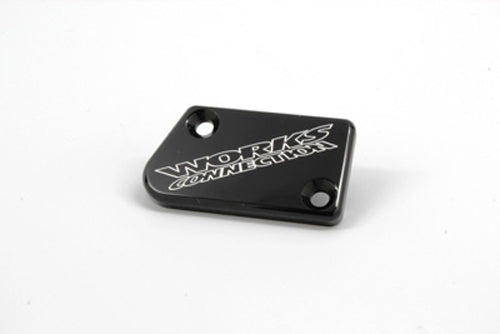 Billet Front Brake Cover Blk Yam