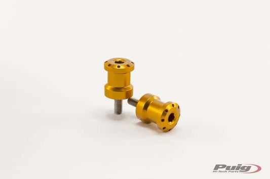 Swingarm Spools Hi Tech 6mm Gold 2/Pk