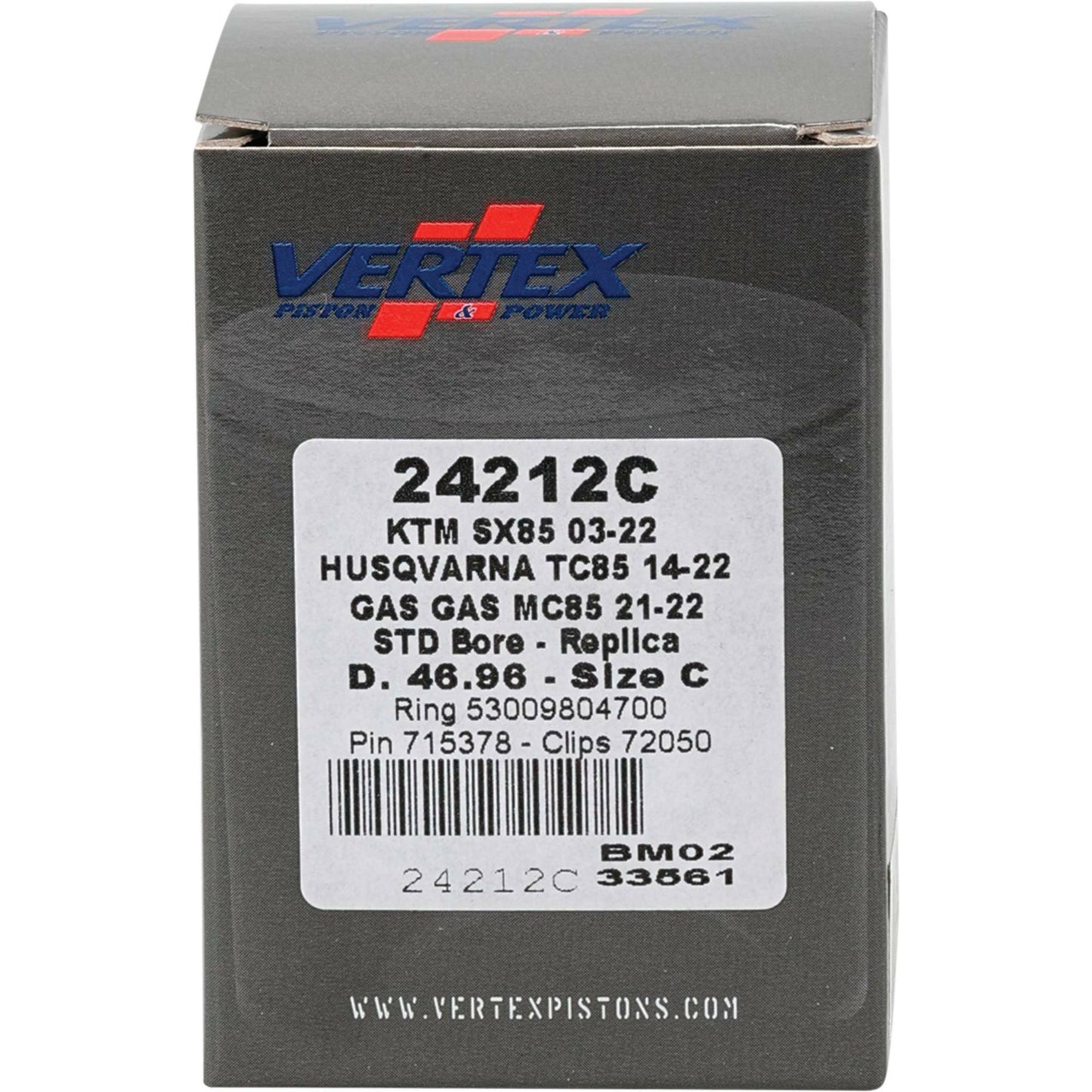 Piston Kit Cast 46.96/Std Husq/Ktm