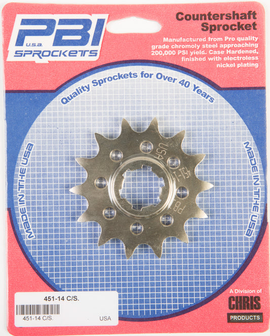 Front Cs Sprocket Steel 14t 520 Husq/Kaw